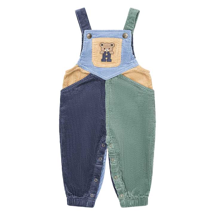 Huxbaby Midnight Colour Block Overalls 6M-2Y